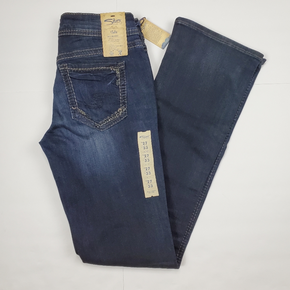 Silver Jeans 27 suki dark wash mid rise slim bootcut